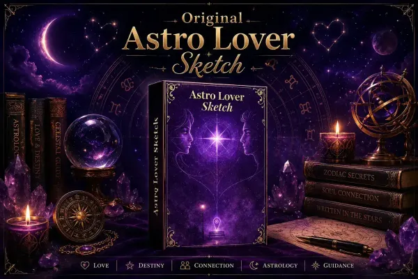 Astro Lover Sketch digital soulmate sketch and astrology report package